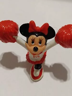 Minnie Mouse Cheerleader Figure Cake Topper Vintage • $9