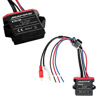 Genuine Ampire BLUETOOTH Interface AUX Jack MP3 Chinch For Many Vehicles • $57.47