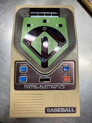 Vintage 1978 Mattel Classic Baseball Handheld Electronic Game TESTED • $25