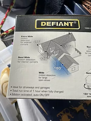 Defiant Solar Motion Activated Security Light • $20