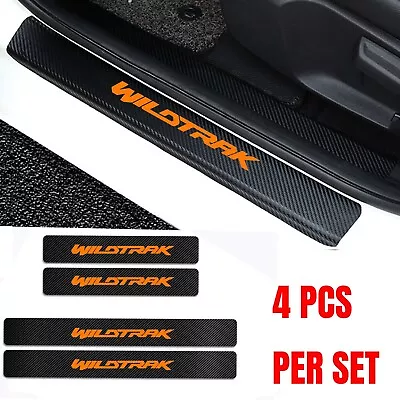 For Ford Ranger Wildtrak Car Door Sill Scuff Anti Scratch Sticker Protector • $24.04