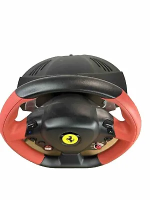 Xbox One Thrustmaster Ferrari 458 Spider Racing Steering Wheel Only  TESTED • $49.95