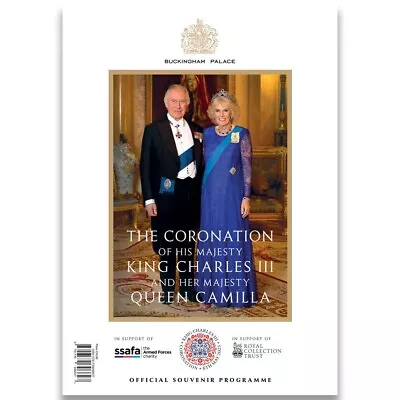 Official Souvenir Programme The Coronation Of King Charles III And Queen Camilla • £2.50