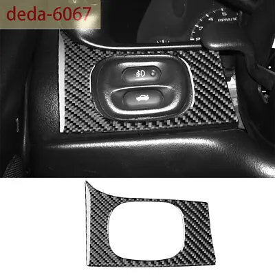 Carbon Fiber Interior Headlight Switch Cover For Chevrolet Corvette C5 1998-2004 • $15.83