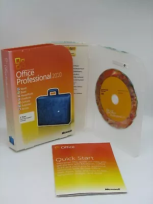 Microsoft Office Professional 2010 W/ Product Key Full Retail Version Compleat. • $45