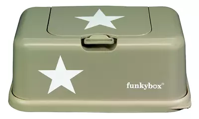 Wipes Dispenser Baby Wipes Box Funkybox Beige Star Bambino Essentials • $22