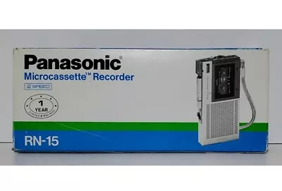 Panasonic RN-15 Microcassette Recorder In Original Box • $24.99