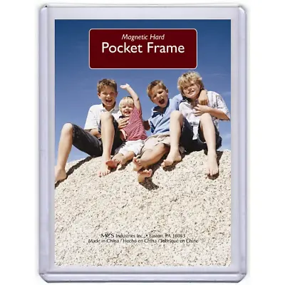 MAGNETIC POCKET-STYLE WALLET-SIZED PHOTO HOLDER REFRIGERATOR 99¢ EACH Like Frame • $0.99