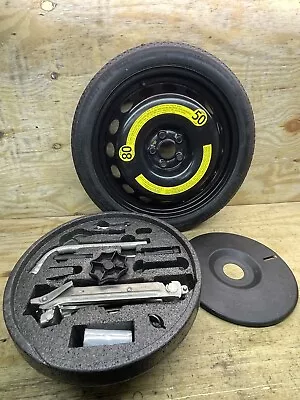 Genuine Audi TT Mk1 18  5x100 Space Saver Spare Wheel Jack Set. VW SEAT SKODA • $119.48