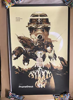 Mondo Prometheus Variant Screen Print Poster #77/200 By Martin Ansin • £120.64