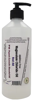 550ml Magnesium Rest Aid Oil - Transdermal Magnesium Oil Infused With Lavender • £11.99
