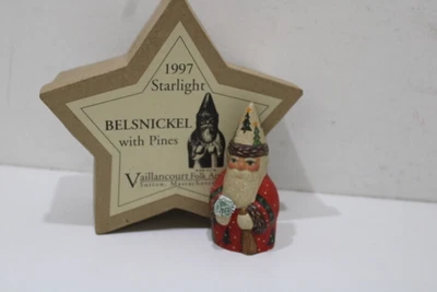 $119.99 • Buy Vaillancourt Folk Art 1997 Starlight Belsnickel With Pines Figurine # 632