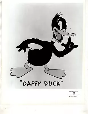 DAFFY DUCK Warner Brothers TV Cartoon VINTAGE Promotional 8x10 Still Photo • $14.95