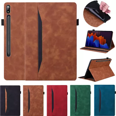 $22.59 • Buy For Samsung Galaxy Tab S8 S7 Plus FE Ultra Case Leather Folio Tablet Book Cover