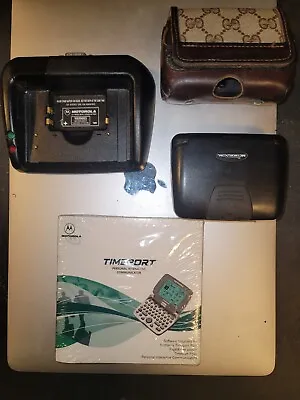 Motorola TIMEPORT  Pager WORLDCOM Pagewriter 2000x With Authentic Luxury Case. • $350