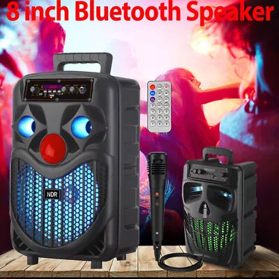 Portable Wireless Bluetooth Speaker Waterproof Speaker Bass Loud Sound FM MP3 • £27.99