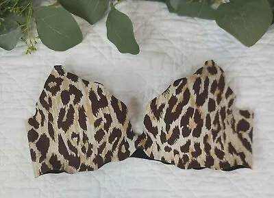 Victoria Secret Secret Embrace Push-Up Strapless Leopard Print Size 32C • $15.99