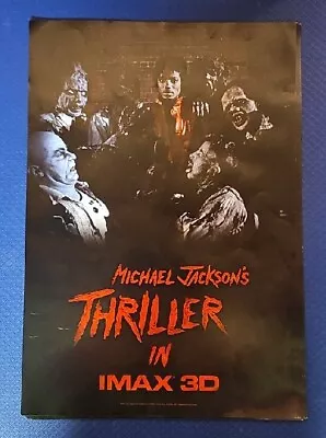 Michael Jackson Thriller Imax 3D Promo Poster 19  X 13  • $15