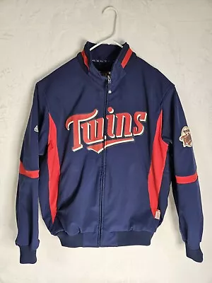 Minnesota Twins Authentic Majestic Size Xl Zip Up Full Therma Base Jacket. Nwot • $45