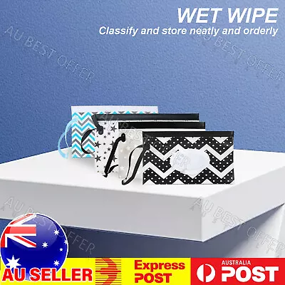 2x Travel Wet Wipe Bag Pouch Baby Care Portable Tissue Case Holder Box Pouch AU2 • $5.45