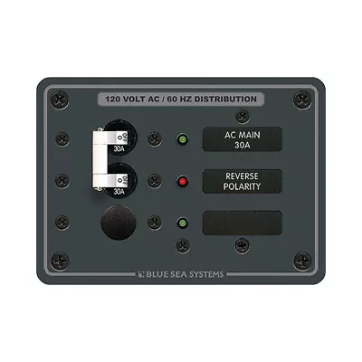 Blue Sea 8029 AC Main +1 Position Breaker Panel - White Switches • $135.38