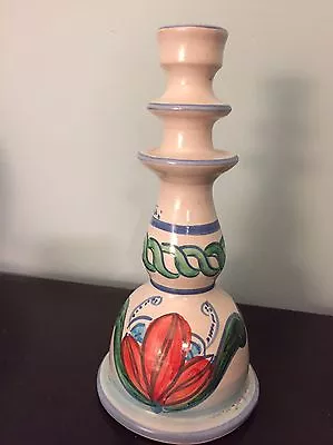 Vietri Candle Holder Candlestick Red Green Blue Signed • $29.99