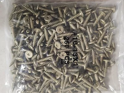 #10 - 13 X 1   Pancake Head Metal Roofing Screws  Metal Roofing (250 Pcs) • $28.99