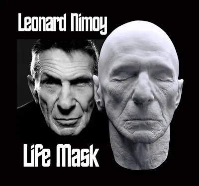 £147.43 • Buy Leonard Nimoy Rare Life Mask With Ears Star Trek Mr. Spock Live Long And Prosper