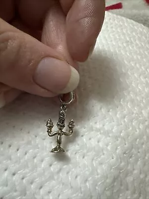 Disney Chamilia Silver Charm Beauty And The Beast Lumiere 15 • £5