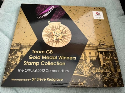 £9.99 • Buy London 2012 Gold Medal Winners Stamp Compendium • Book Only No Stamps (ref3)