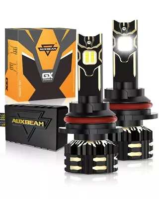 AUXBEAM 9007 LED Headlight Bulbs High&Low For Dodge Ram 1500 2500 3500 2002-2005 • $63.99