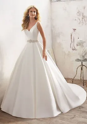 BNWT  Mori Lee Madeline Gardner  Maribella Wedding Dress Style 8123 Size 6 • £300