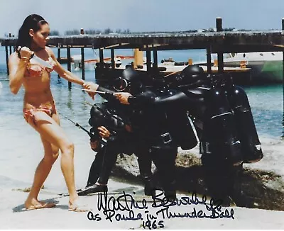 MARTINE BESWICK SIGNED 007 JAMES BOND 8x10 PHOTO 1  UACC & AFTAL RD AUTOGRAPH • £39.99