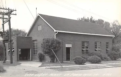 La Porte City Iowa~City Light Plant~Municipal Electric~Transformer~1935 RPPC • $7