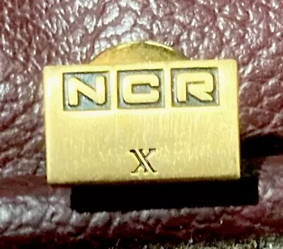 Vintage National Cash Register 1/5 10K Gold NCR 10 Yrs Service - Lapel/Tie Pin • $23