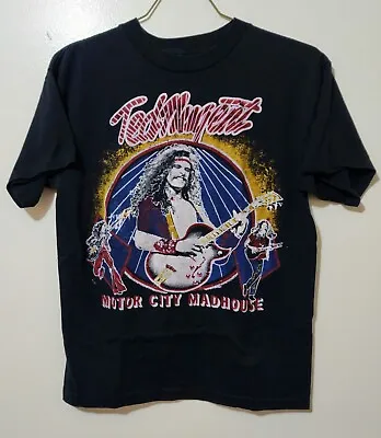 VTG 1988 Ted Nugent Motor City Madhouse Parking Lot Boot Snake Skull T Shirt M • $120