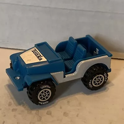 Tonka Blue Jeep Wrangler Blue Vintage Toy Plastic Metal 1979 • $14.55