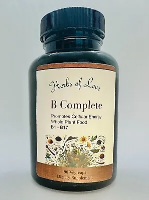 Complete Organic Plant Source Vitamin B Complex • $35