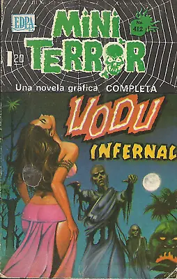 Mini Terror #412 - Vodu Infernal (voodoo Infernal) - Spanish Horror Comic 1974 • $9.98