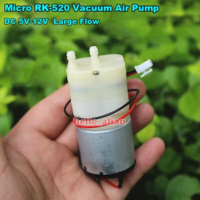 DC 5V~12V Large Flow 32mm Micro Vacuum Air Pump Negative Pressure Suction Pump • $4.95