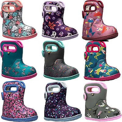 £28.95 • Buy BOGS Toddlers Winter Boots Waterproof Rain Wellies Wellingtons -10 Girls Baby