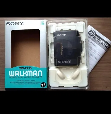 $158 • Buy Vintage Sony WM-EX10 Walkman Portable Cassette Player W/ Box Working Japan F/S