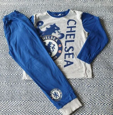 Boys Matalan Chelsea Football Team Pyjamas Set Size Age 7 Years • £3.60