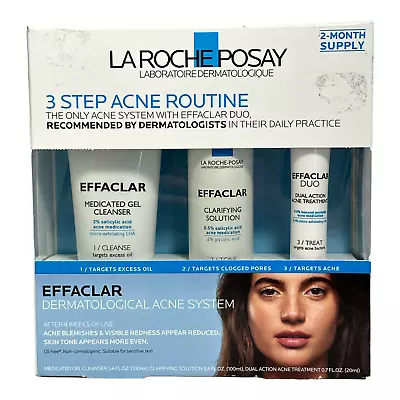 La Roche Posay 3 Step Acne Routine Effaclar Dermatological Acne System 3 PCS • $33.95