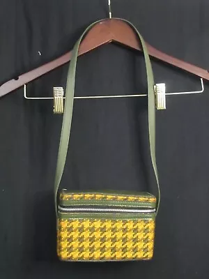 Belding Golf Accessory Bag Vintage Tweed & Leather  • $34.99