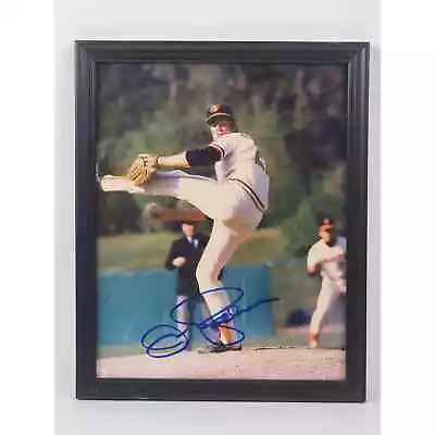 Vintage Framed 9  X 11  MLB Autographed JIM PALMER Baltimore Orioles Game Photo • $19.99