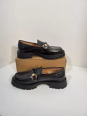 Zara Chunky Black Lug Sole Loafers Size EU 39 = US 8 • $28