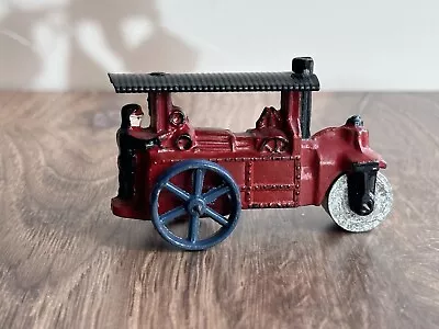 1930s BARCLAY  SLUSH CAST & TIN STEAM ROLLER TOY 3” VINTAGE • $72.25