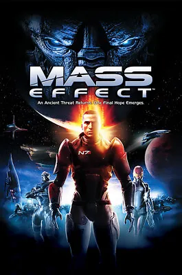 Mass Effect Trilogy PS4 PS3 XBOX ONE 360 Premium POSTER MADE IN USA - MAS046 • $18.48