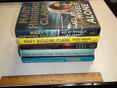 Mary Higgins Clark Hardcover Book Lot Of 5 With DJ - Collection #9 • $14.95